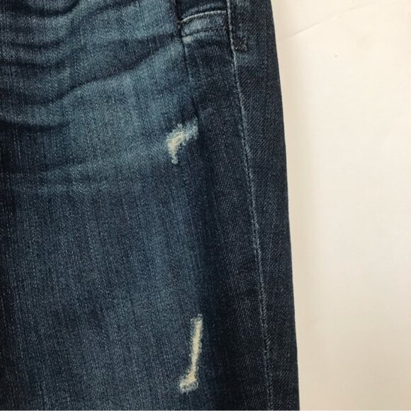 AG Adriano Goldschmied The Beau High Rise Slouchy Skinny Jeans Dark Distress 24R - Picture 10 of 16